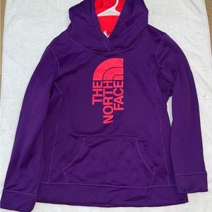 Woman’s X-L North-face Purple Hoodie